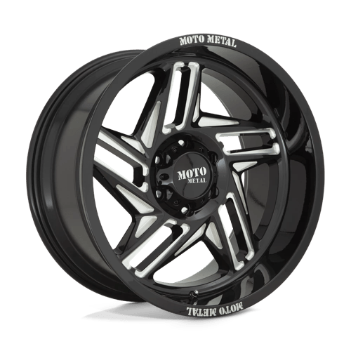 Moto Metal MO996 RIPSAW Gloss Black Milled 20x12 -44 5x139.7mm 78.1mm - Wheelwiz