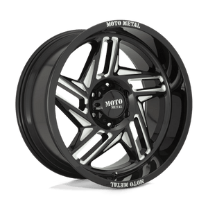 Moto Metal MO996 RIPSAW Gloss Black Milled 20x10 -18 6x135mm 87.1mm - Wheelwiz