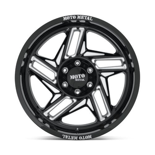 Moto Metal MO996 RIPSAW Gloss Black Milled 20x12 -44 6x135mm 87.1mm - Wheelwiz