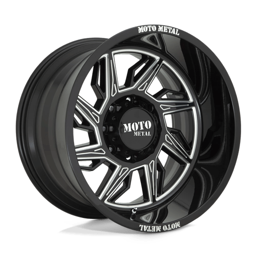 Moto Metal MO997 HURRICANE Gloss Black Milled - Left 20x12 -44 6x135mm 87.1mm - Wheelwiz