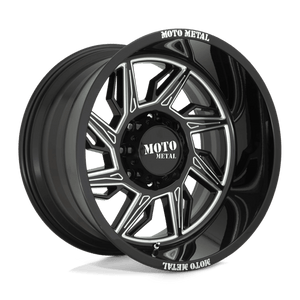 Moto Metal MO997 HURRICANE Gloss Black Milled - Left Directional 20x10 -18 8x170mm 125.1mm - WheelWiz