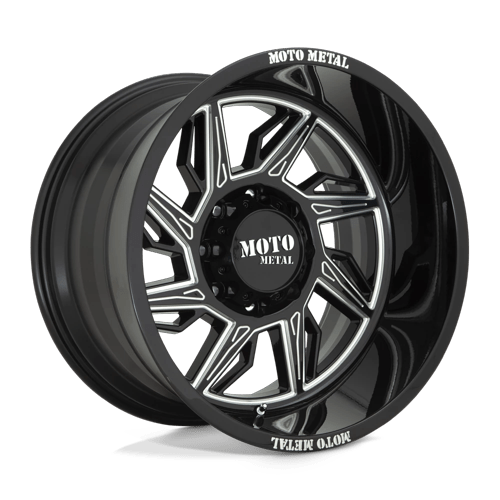 Moto Metal MO997 HURRICANE Gloss Black Milled - Left 20x10 -18 6x135mm 87.1mm - Wheelwiz