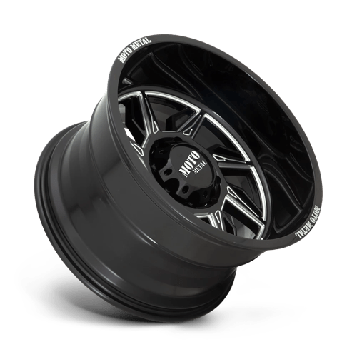 Moto Metal MO997 HURRICANE Gloss Black Milled - Left 20x12 -44 5x127mm 71.5mm - Wheelwiz