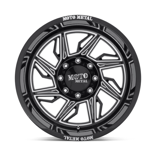 Moto Metal MO997 HURRICANE Gloss Black Milled - Left 20x10 -18 6x135mm 87.1mm - Wheelwiz