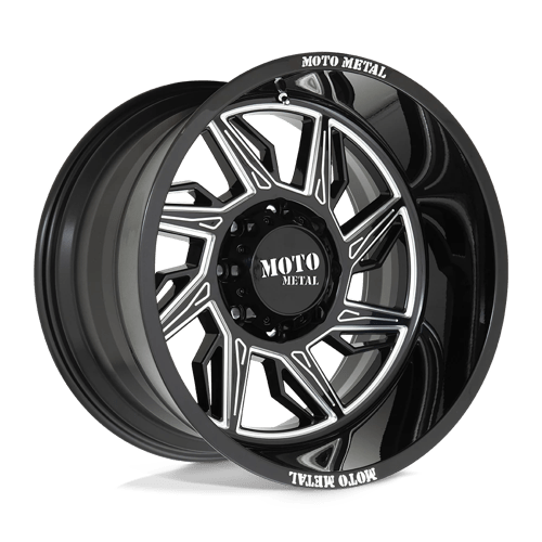 Moto Metal MO997 HURRICANE Gloss Black Milled - Right Directional 20x10 -18 6x135mm 87.1mm - WheelWiz