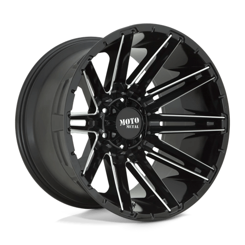 Moto Metal MO998 KRAKEN Gloss Black Milled 20x10 -18 6x139.7mm 106.1mm - Wheelwiz