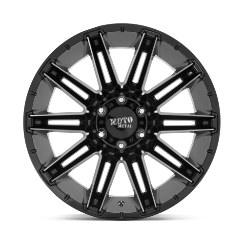 Moto Metal MO998 KRAKEN Gloss Black Milled 20x10 -18 8x180mm 124.2mm - Wheelwiz
