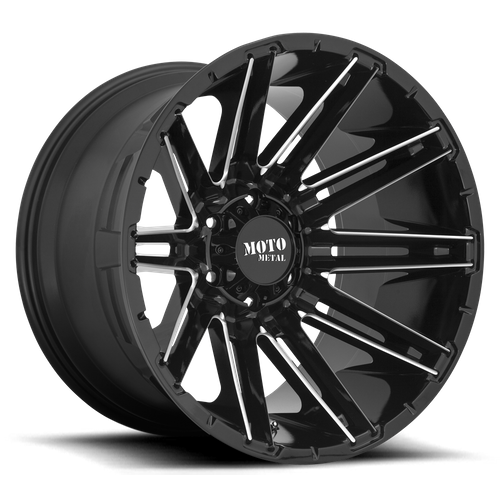 Moto Metal MO998 KRAKEN Gloss Black Milled 20x10 -18 8x180mm 124.2mm