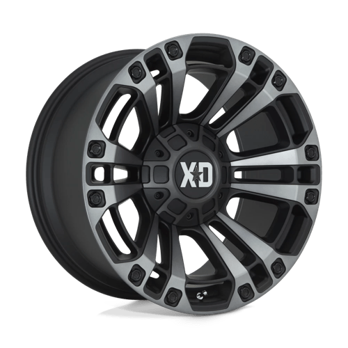 XD Series XD851 MONSTER 3 Satin Black W/ Gray Tint 20x10 -18 8x170mm 125.1mm - Wheelwiz
