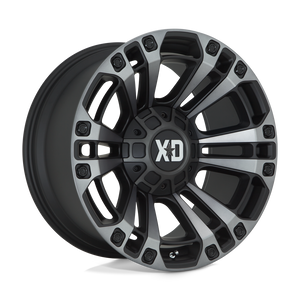 XD Series XD851 MONSTER 3 Satin Black With Gray Tint 20x10 -18 8x180mm 124.2mm - WheelWiz