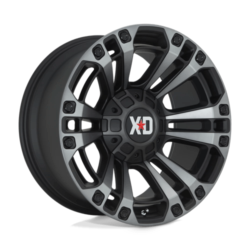 XD Series XD851 MONSTER 3 Satin Black W/ Gray Tint 20x9 +18 5x127|5x139.7mm 78.1mm - Wheelwiz