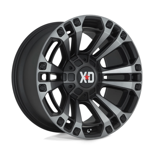 XD Series XD851 MONSTER 3 Satin Black W/ Gray Tint 20x10 -18 6x135|6x139.7mm 106.1mm - Wheelwiz