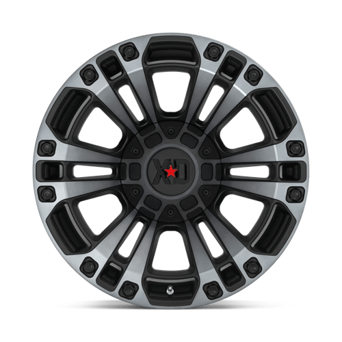 XD Series XD851 MONSTER 3 Satin Black W/ Gray Tint 20x9 +18 6x114.3|6x139.7mm 78.1mm