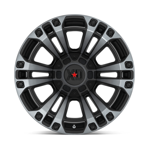 XD Series XD851 MONSTER 3 Satin Black W/ Gray Tint 20x10 -18 8x170mm 125.1mm - Wheelwiz
