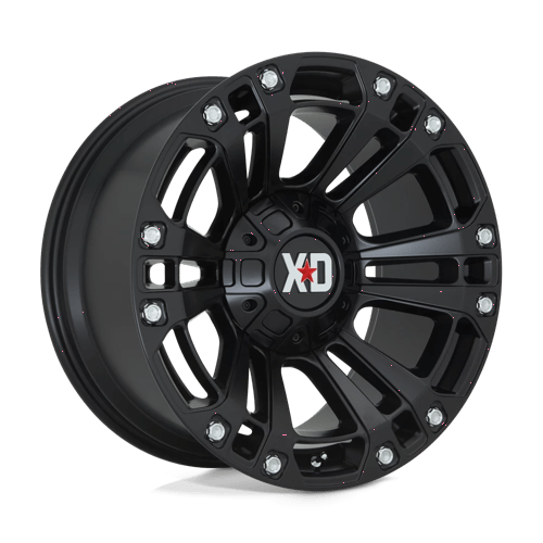 XD Series XD851 MONSTER 3 Satin Black 20x10 -18 5x127|5x139.7mm 78.1mm - Wheelwiz