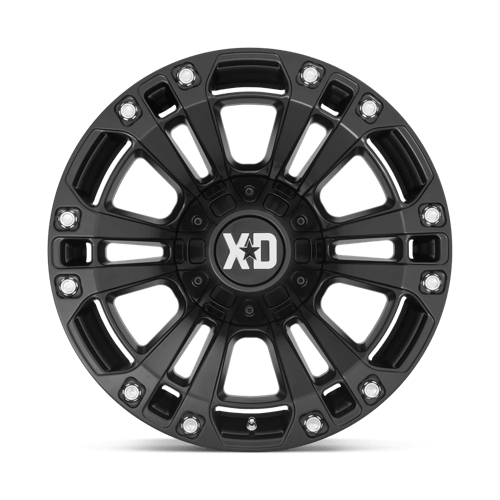 XD Series XD851 MONSTER 3 Satin Black 20x10 -18 8x180mm 124.2mm - Wheelwiz