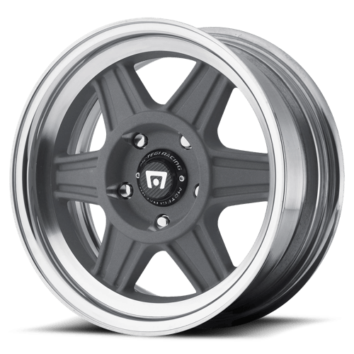 Motegi MR124 Mag Gray W/ Machined Lip 15x8 +6 4x114.3mm 72.6mm