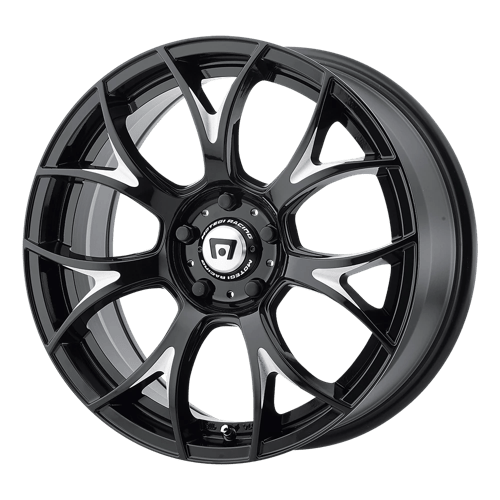 Motegi MR126 Gloss Black W/ Milled Accents 17x8 +45 5x105mm 72.6mm