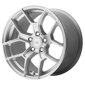 Motegi MR133 TM5 Hyper Silver 17x8.5 +45 5x112mm 72.6mm - WheelWiz