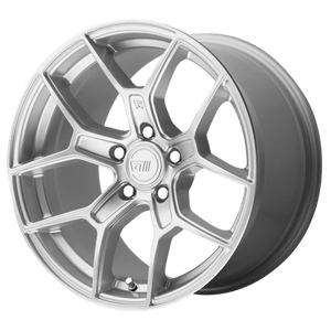 Motegi MR133 TM5 Hyper Silver 18x9.5 +45 5x120mm 74.1mm - WheelWiz