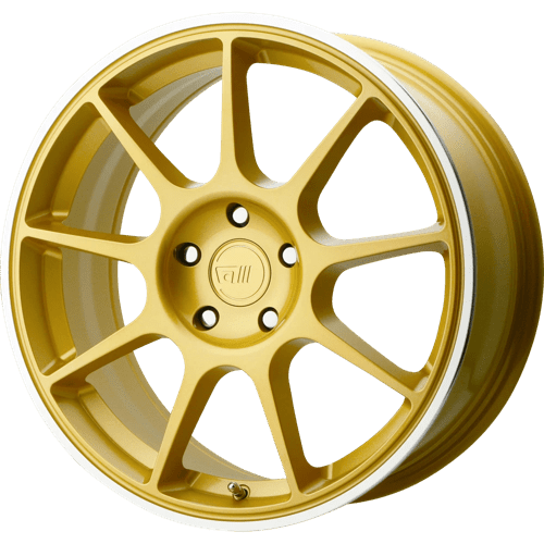 Motegi MR138 Gold W/ Machined Lip 19x8.5 +45 5x112mm 66.6mm - Wheelwiz