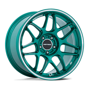 Motegi MR158 TSUBAKI Hokkaido Green W/ Machined Lip 19x9.5 +25 5x114.3mm 72.6mm - Wheelwiz