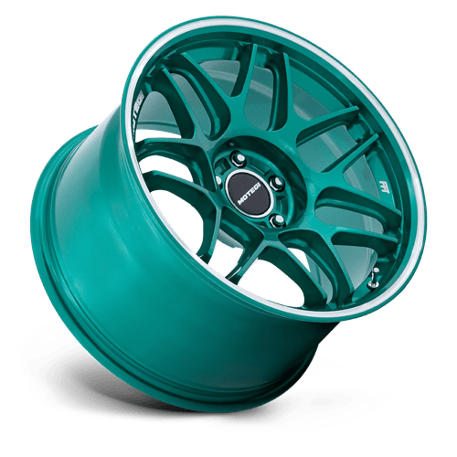 Motegi MR158 TSUBAKI Hokkaido Green W/ Machined Lip 18x10.5 +35 5x112mm 66.6mm