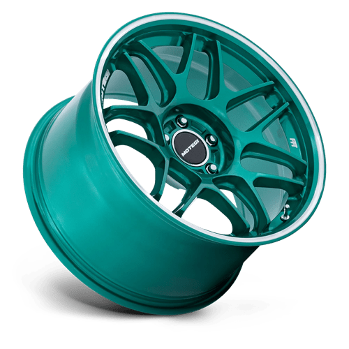 Motegi MR158 TSUBAKI Hokkaido Green W/ Machined Lip 19x8.5 +35 5x114.3mm 72.6mm