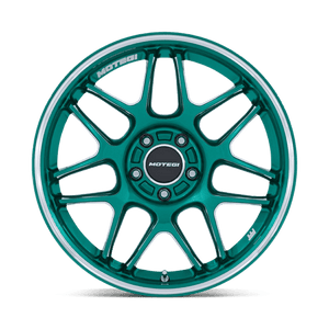 Motegi MR158 TSUBAKI Hokkaido Green W/ Machined Lip 18x10.5 +25 5x120mm 74.1mm - Wheelwiz
