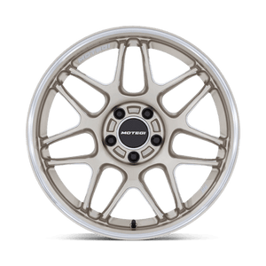 Motegi MR158 TSUBAKI Motorsport Gold W Machined Lip 18x8.5 +42 5x108mm 63.4mm - Wheelwiz