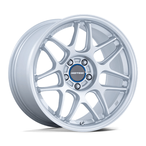 Motegi MR158 TSUBAKI Hyper Silver W/ Machined Lip 19x8.5 +25 5x112mm 66.6mm