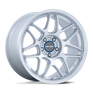 Motegi MR158 TSUBAKI Hyper Silver W/ Machined Lip 18x9.5 +40 5x114.3mm 72.6mm