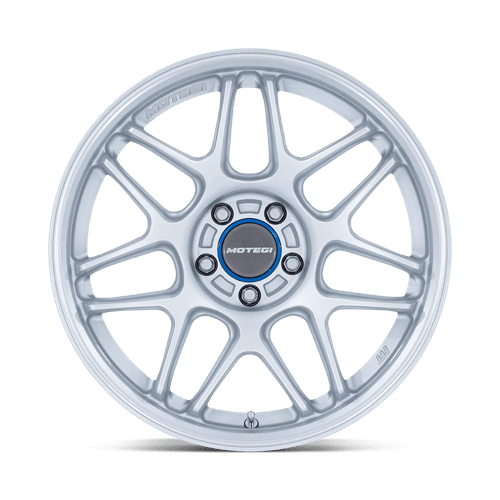 Motegi MR158 TSUBAKI Hyper Silver W/ Machined Lip 19x8.5 +25 5x112mm 66.6mm - Wheelwiz