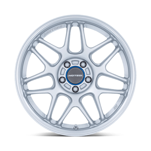 Motegi MR158 TSUBAKI Hyper Silver W/ Machined Lip 18x8.5 +42 5x108mm 63.4mm - Wheelwiz