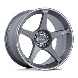 Motegi MR159 BATTLE V Gunzilla W Machined Lip Stripe 18x10.5 +35 5x120mm 74.1mm