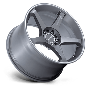 Motegi MR159 BATTLE V Gunzilla W Machined Lip Stripe 18x8.5 +30 5x100mm 56.2mm - Wheelwiz