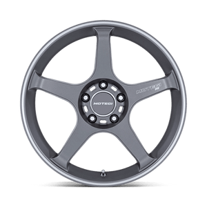 Motegi MR159 BATTLE V Gunzilla W Machined Lip Stripe 18x9.5 0 5x114.3mm 72.6mm - Wheelwiz