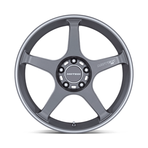 Motegi MR159 BATTLE V Gunzilla W Machined Lip Stripe 18x8.5 +35 5x114.3mm 72.6mm