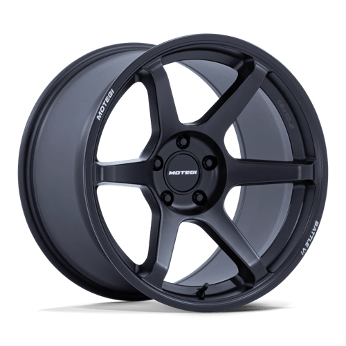 Motegi MR160 BATTLE VI Matte Blackbird Metallic 19x8.5 +25 5x112mm 66.6mm - Wheelwiz