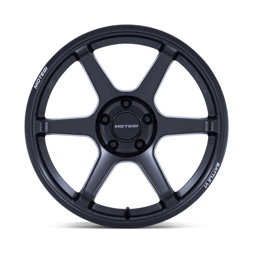 Motegi MR160 BATTLE VI Matte Blackbird Metallic 18x9.5 +35 5x120mm 74.1mm - Wheelwiz