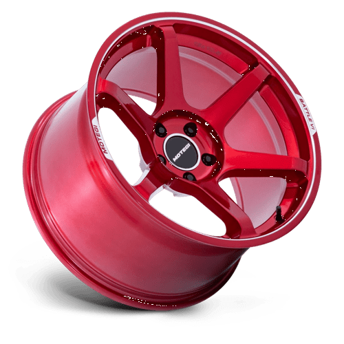 Motegi MR160 BATTLE VI Cherry Red Metallic W/ Mch Lip 18x9.5 +40 5x114.3mm 72.6mm
