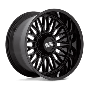 Moto Metal MO809 STINGER Gloss Black 20x9 +18 8x165.1mm 125.1mm - Wheelwiz