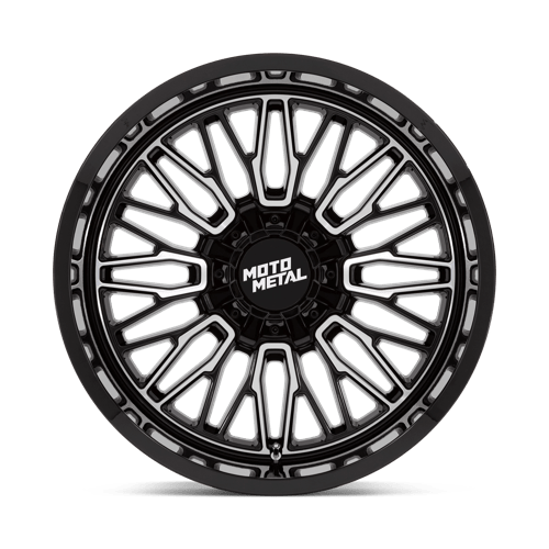 Moto Metal MO809 STINGER Gloss Black Machined 20x10 -18 6x114.3mm 72.6mm