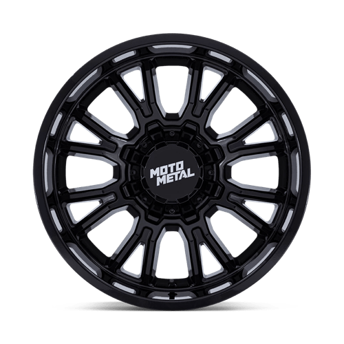 Moto Metal MO810 LEGACY Gloss Black 18x9 +20 Custom 78.1mm