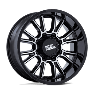 Moto Metal MO810 LEGACY Gloss Black Machined 20x9 +20 6x120|6x139.7mm 78.1mm