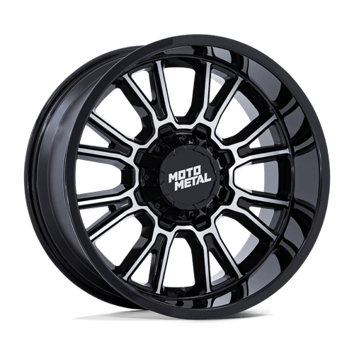 Moto Metal MO810 LEGACY Gloss Black Machined 20x9 +20 5x127|5x139.7mm 78.1mm - Wheelwiz