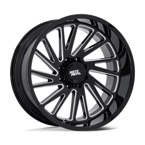 Moto Metal MO811 COMBAT Gloss Black Milled 24x12 -44 8x170mm 125.1mm