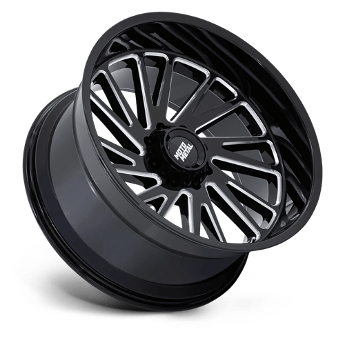 Moto Metal MO811 COMBAT Gloss Black Milled 22x12 -44 6x135mm 87.1mm - Wheelwiz