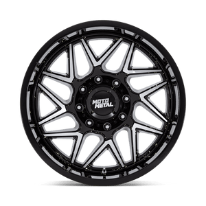 Moto Metal MO812 TURBINE Gloss Black W/ Machined Face 20x9 +20 6x135mm 87.1mm - Wheelwiz