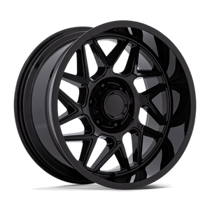 Moto Metal MO812 TURBINE Gloss Black 20x9 +1 8x170mm 125.1mm - Wheelwiz